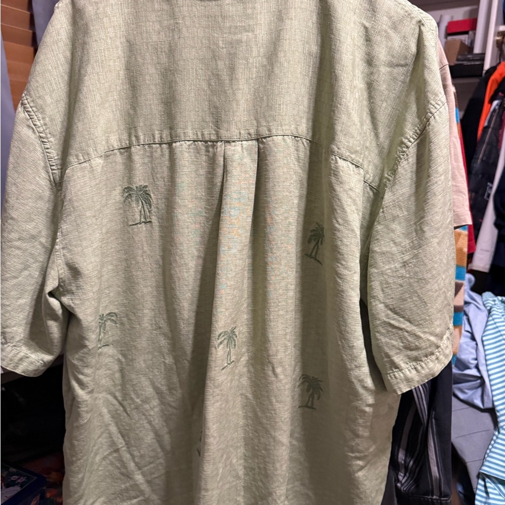 Jos. A. Bank Green Casual Button Down Shirt - Picture 4 of 4